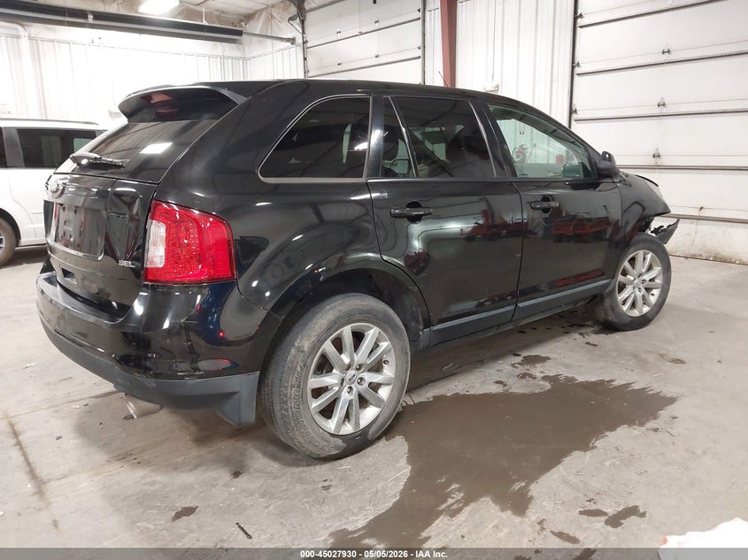 Vin: 2fmdk3jc2dbb95136, lot: 45525444, ford edge sel 20134