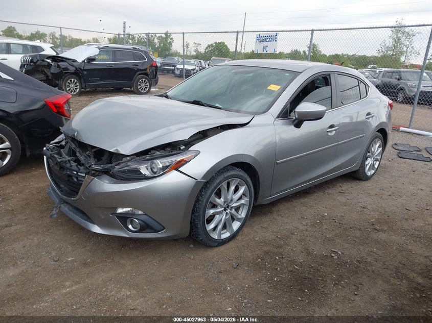 Vin: jm1bm1w33e1148911, lot: 45525477, mazda mazda3 s grand touring 20142