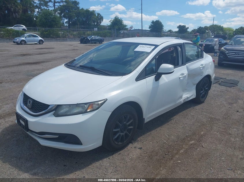 2013 Honda Civic Lx 19XFB2F52DE055386 photo 1