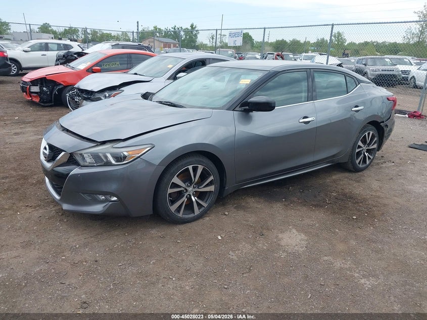 Vin: 1n4aa6ap2gc380439, lot: 45525537, nissan maxima 3.5 s 20162
