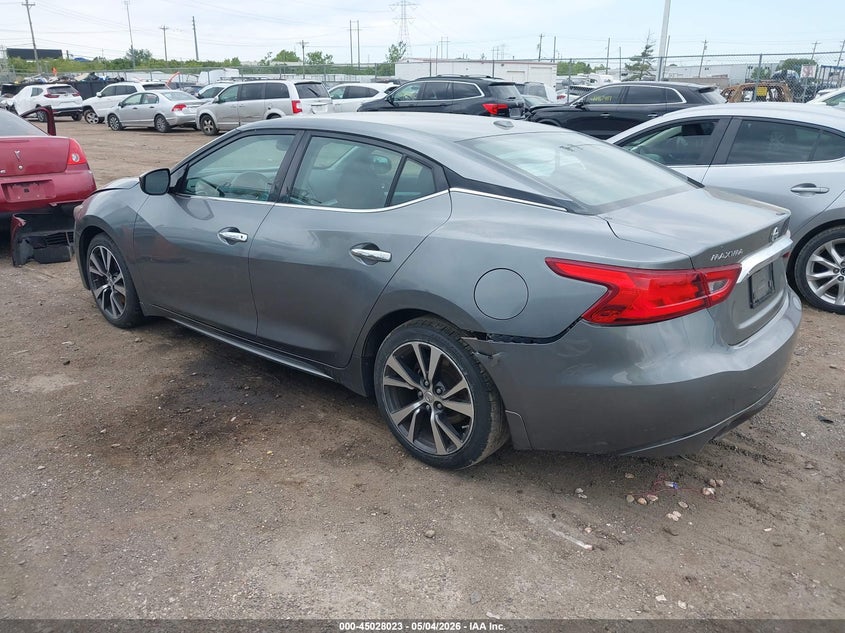 Vin: 1n4aa6ap2gc380439, lot: 45525537, nissan maxima 3.5 s 20163