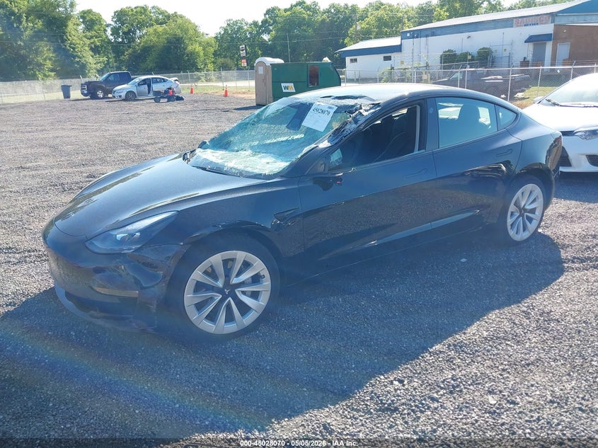 Vin: 5yj3e1eb2mf915745, lot: 45525584, tesla model 3 long range dual motor all-wheel drive 20212