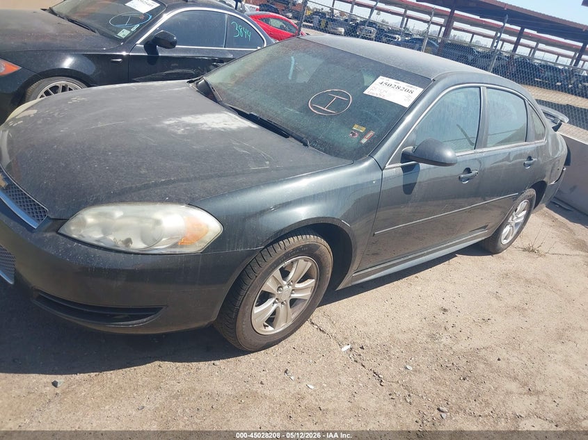 Vin: 2g1wf5e3xd1167607, lot: 45525722, chevrolet impala ls 20132