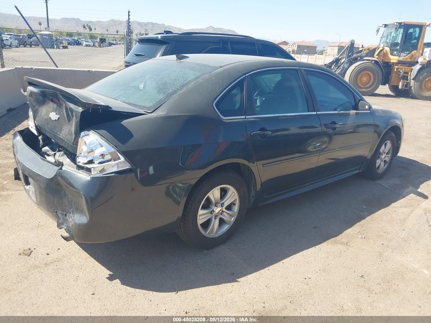 Vin: 2g1wf5e3xd1167607, lot: 45525722, chevrolet impala ls 20134