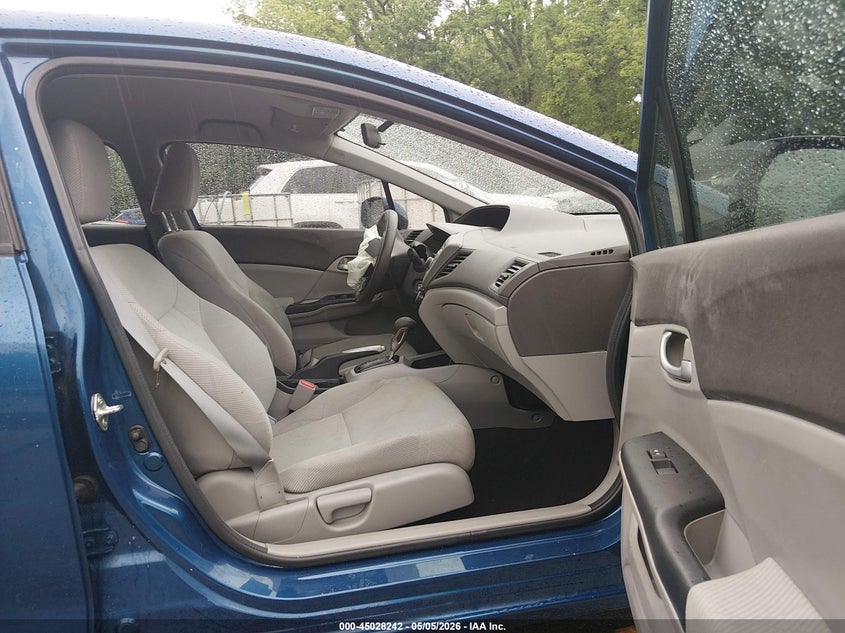 2012 Honda Civic 1.8 Lx Blue Lot 111045028242 Vin 19XFB2F55CE340114