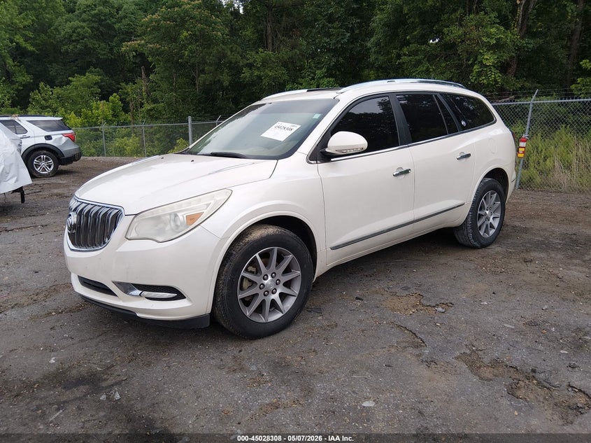 Vin: 5gakrbkd8fj217388, lot: 45525822, buick enclave leather 20152