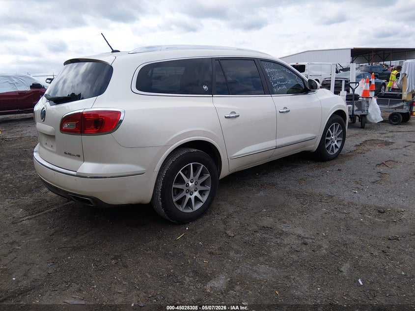 Vin: 5gakrbkd8fj217388, lot: 45525822, buick enclave leather 20154