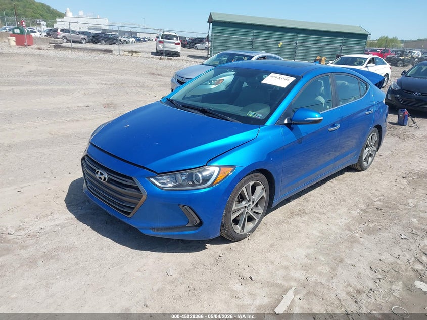 VIN 5NPD84LF6HH067444 2017 HYUNDAI ELANTRA LIMITED