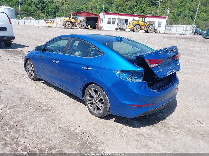 VIN 5NPD84LF6HH067444 2017 HYUNDAI ELANTRA LIMITED