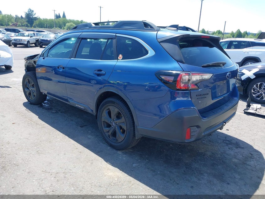 Vin: 4s4btgld9m3117244, lot: 45525913, subaru outback onyx edition xt 20213