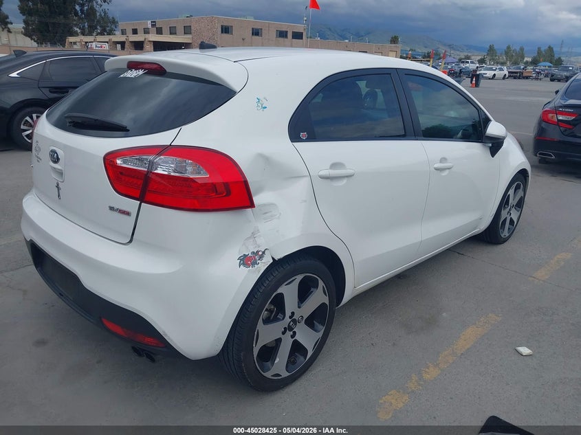Vin: knadn5a37e6416461, lot: 45525939, kia rio sx 20144