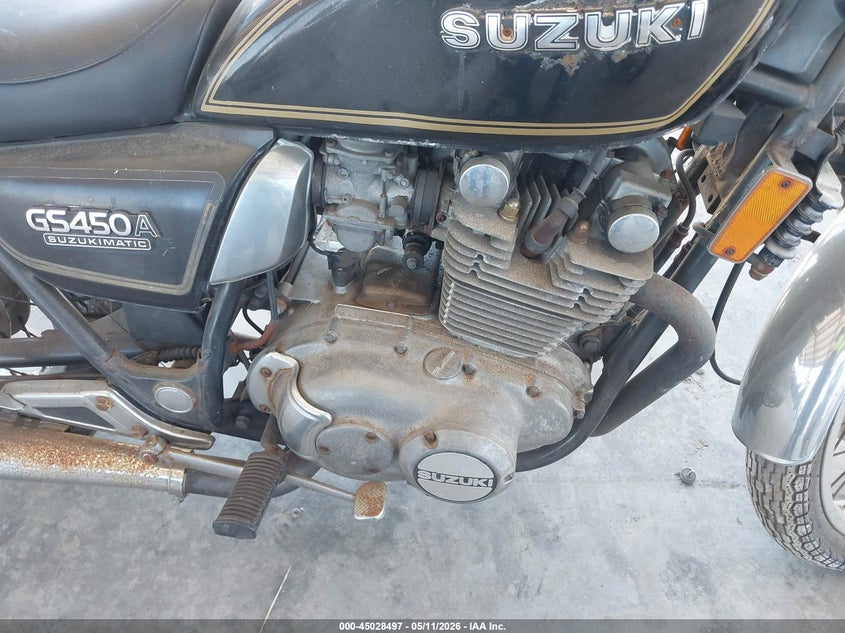 1982 Suzuki Gs450 Ga VIN: JS1GL51K2C2100560 Lot: 45028497