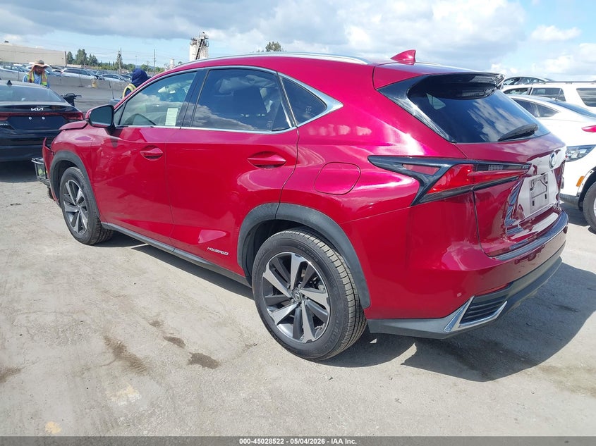 Vin: jtjbjrbz9k2118767, lot: 45526036, lexus nx 300h 20193