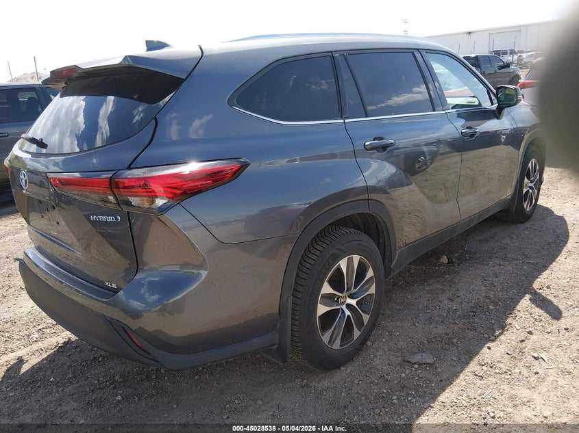 2021 TOYOTA HIGHLANDER SPORT UTILITY VEHICLE 2.5L I-4 DI, DOHC, VVT, 186HP