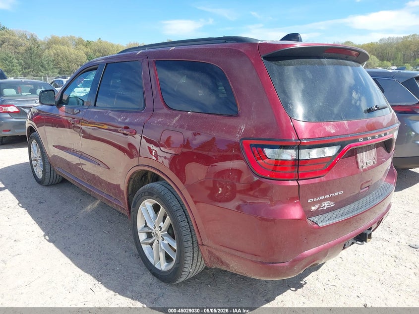 Vin: 1c4rdjdg6pc613760, lot: 45526544, dodge durango gt plus awd 20233