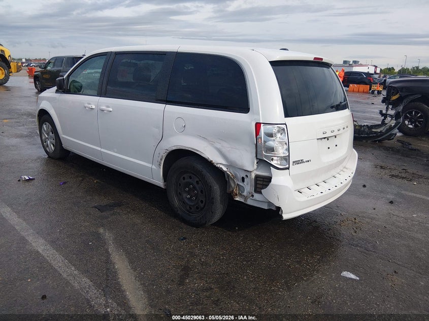 Vin: 2c4rdgbg6jr191851, lot: 45526577, dodge grand caravan se 20183
