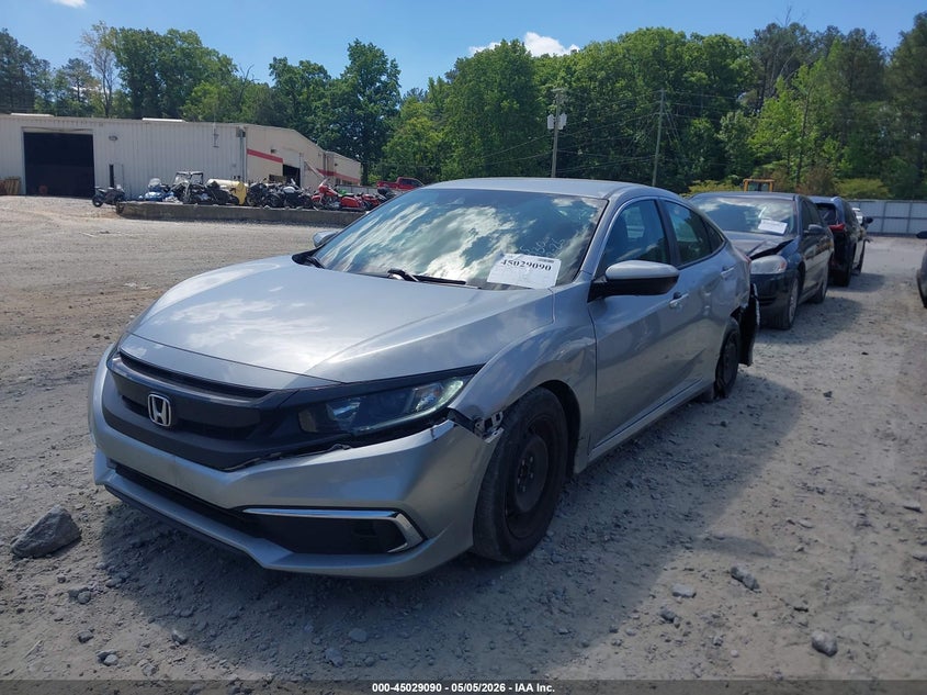 2020 Honda Civic Lx 2HGFC2F61LH520430 photo 1