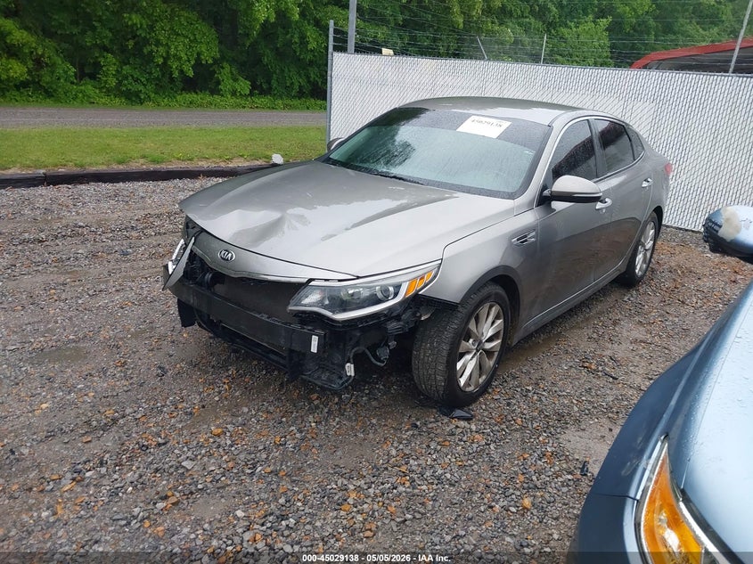 Vin: 5xxgt4l37gg016398, lot: 45526652, kia optima lx 20162