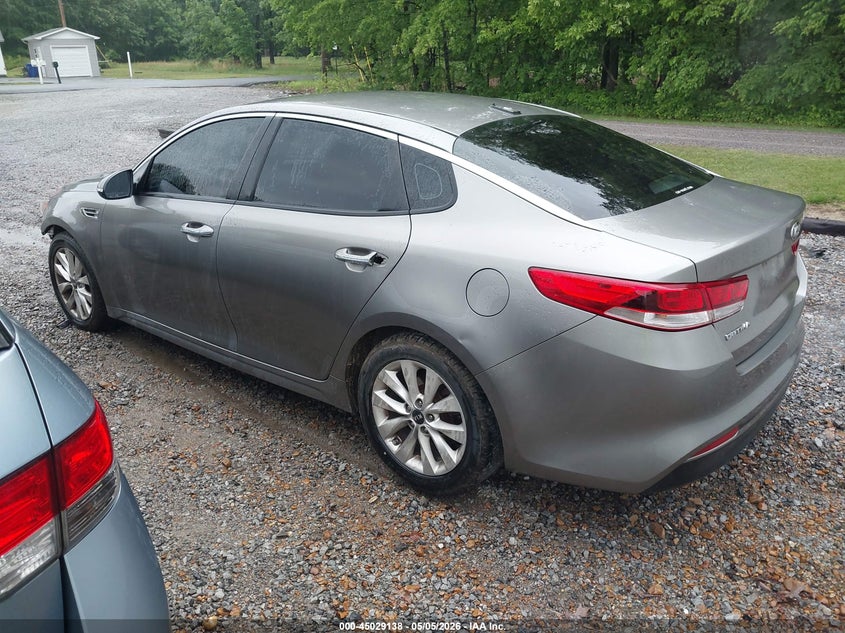 Vin: 5xxgt4l37gg016398, lot: 45526652, kia optima lx 20163