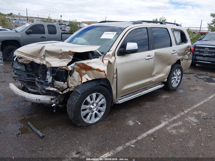 2013 Toyota Sequoia Limited 5.7l V8 5TDJW5G1XDS078254 photo 1