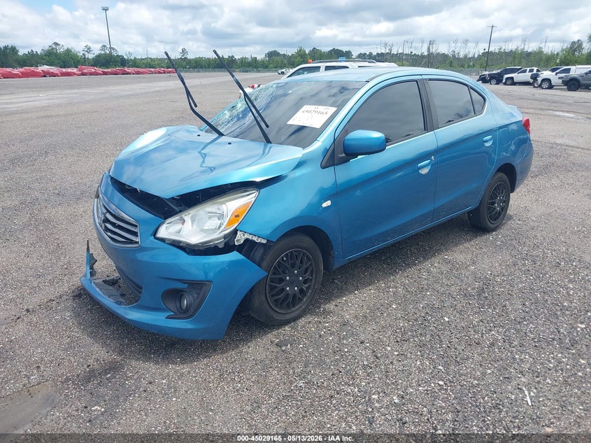 2017 MITSUBISHI MIRAGE SEDAN 1.2L I-3 DOHC, VVT, 78HP