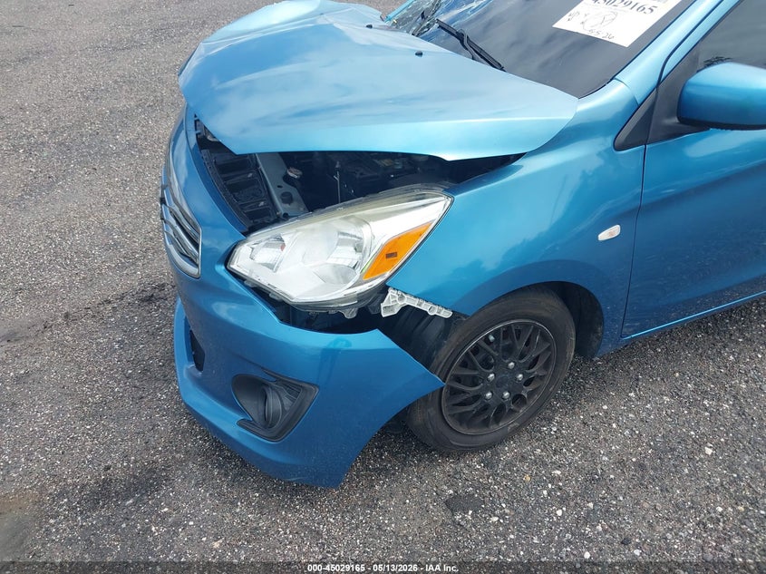 2017 MITSUBISHI MIRAGE SEDAN 1.2L I-3 DOHC, VVT, 78HP
