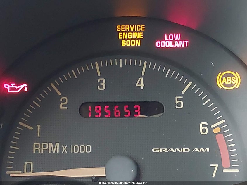 1999 Pontiac Grand Am Gt VIN: 1G2NW52E6XM842231 Lot: 45029245