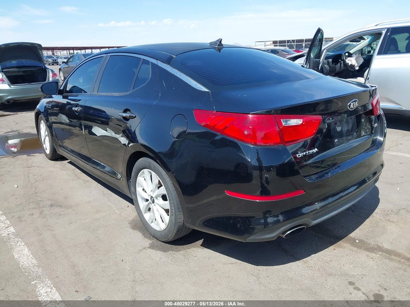 Vin: knagm4a72f5615437, lot: 45526791, kia optima lx 20153