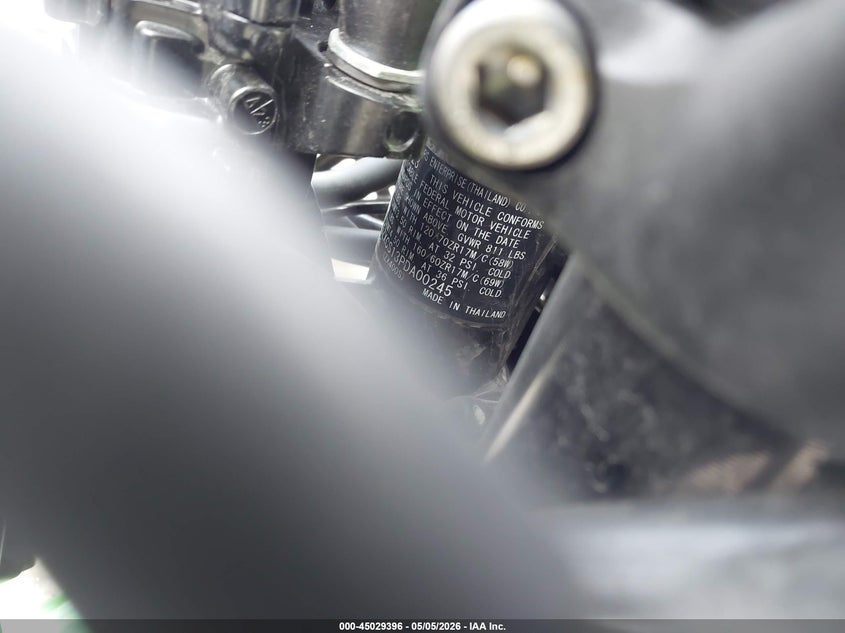2023 Kawasaki Zx400 S VIN: ML5ZXCS13PDA00245 Lot: 45029396