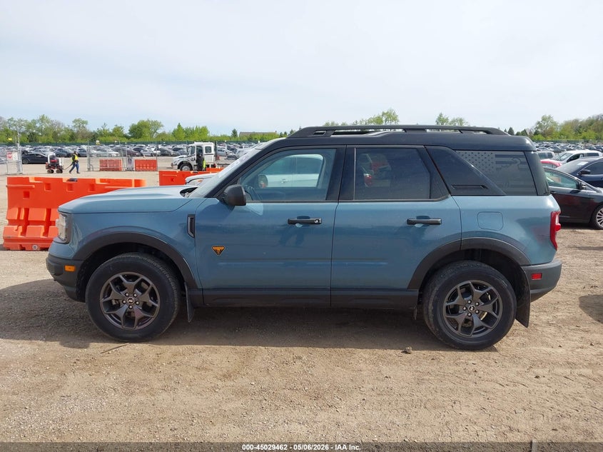 2021 Ford Bronco Sport Badlands VIN: 3FMCR9D99MRA07482 Lot: 45029462