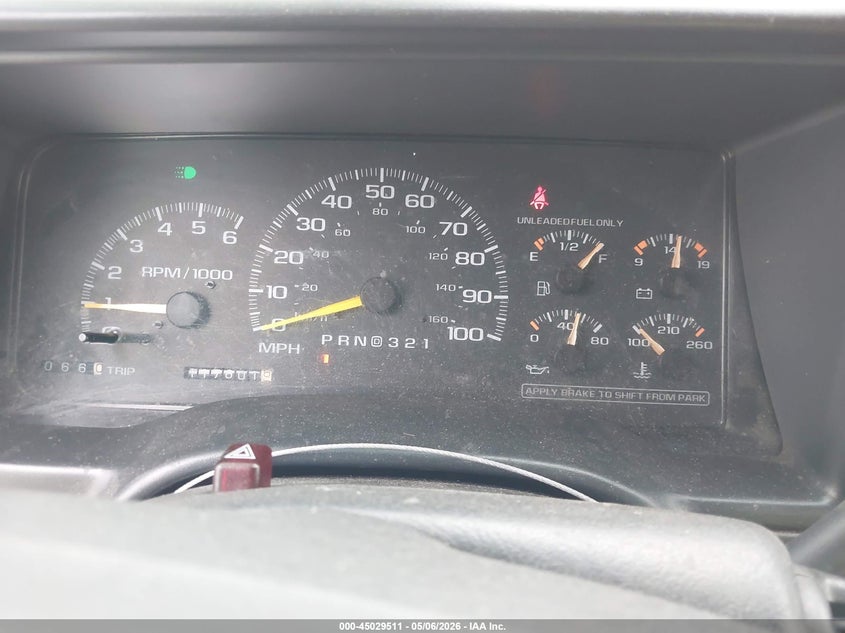 1997 GMC Sierra 1500 Sl Wideside VIN: 2GTEK19R6V1554291 Lot: 45029511