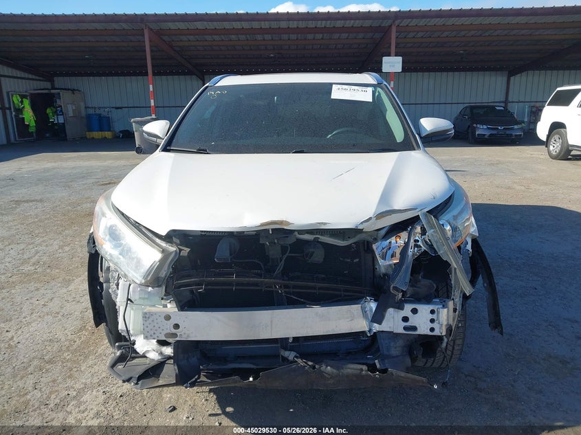 2015 Toyota Highlander Xle V6 VIN: 5TDJKRFH2FS214493 Lot: 45029530