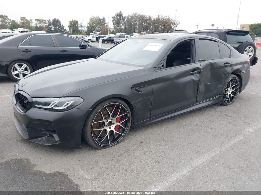 Vin: wbs83ch06mch06521, lot: 45527048, bmw m5 20212