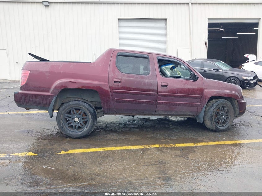 HONDA RIDGELINE 2009 VIN 5FPYK16449B104770