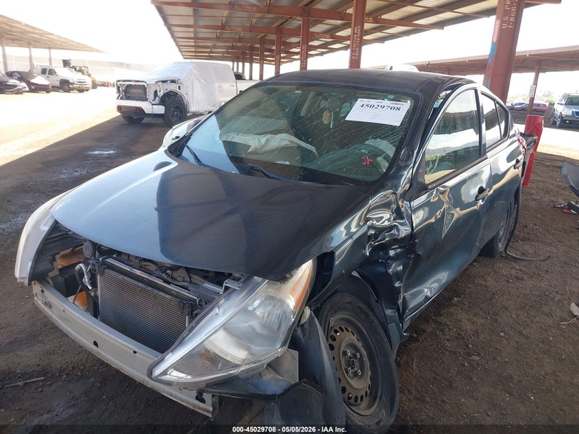 Vin: 3n1cn7ap4fl955112, lot: 45527222, nissan versa 1.6 s 20152