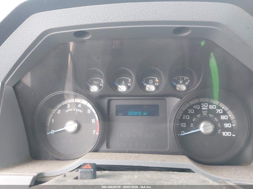 2012 FORD F250 TRUCK 6.2L V-8 VVT, 385HP