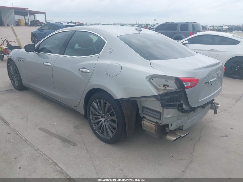 Vin: zam57xsa6j1300522, lot: 45527263, maserati ghibli 20183