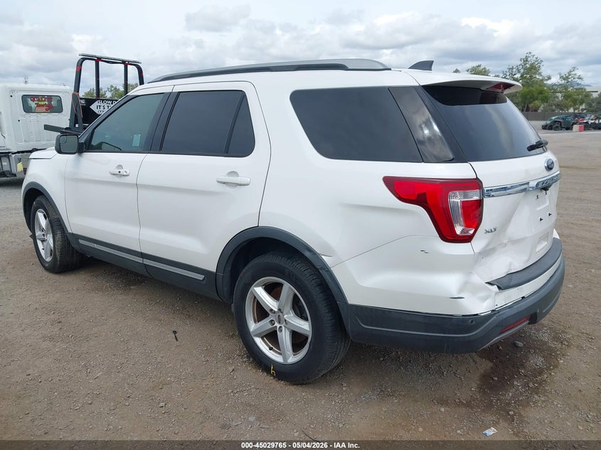 Vin: 1fm5k7d85kga09968, lot: 45527279, ford explorer xlt 20193