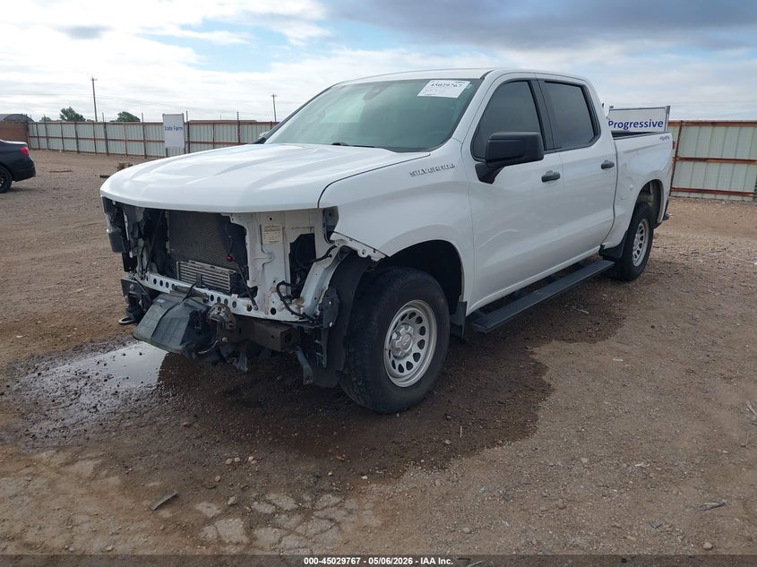 2022 Chevrolet Silverado 1500 Ltd 4wd  Short Bed Wt 3GCPYAEK5NG189108 photo 1