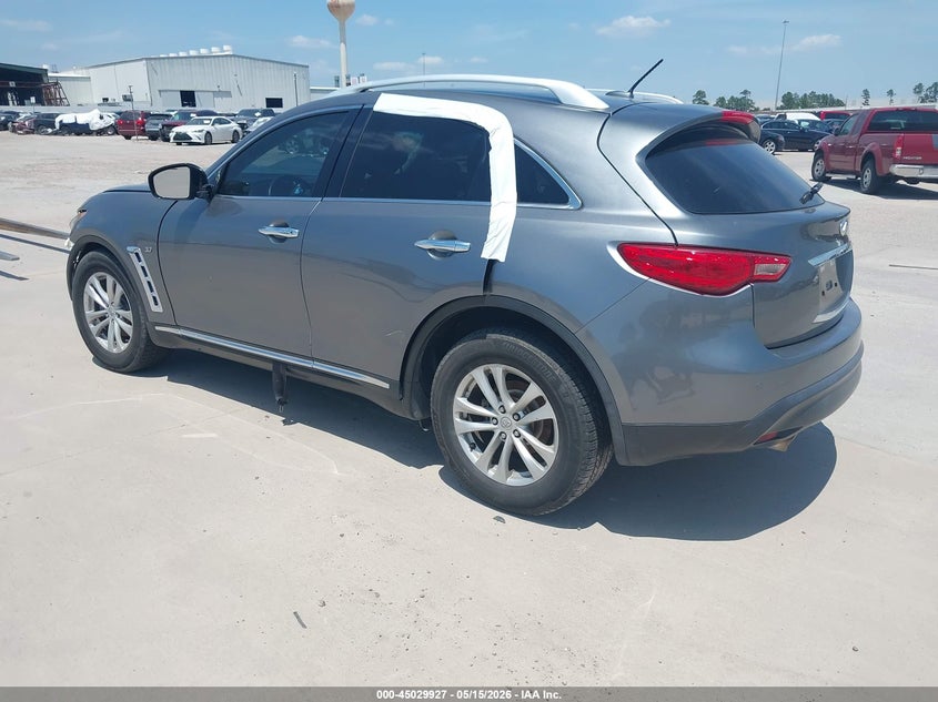 Vin: jn8cs1mw1hm413534, lot: 45527441, infiniti qx70 20173