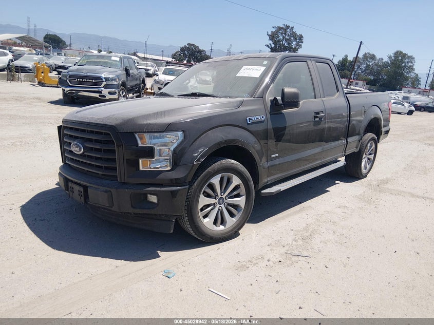 Vin: 1ftex1cp8hkc18655, lot: 45527456, ford f-150 xl 20172