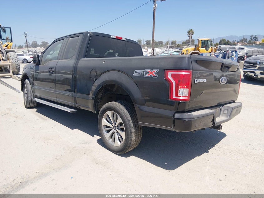 Vin: 1ftex1cp8hkc18655, lot: 45527456, ford f-150 xl 20173