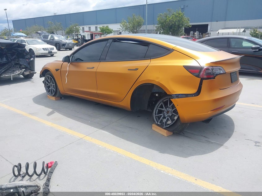 Vin: 5yj3e1eb4mf003599, lot: 45527467, tesla model 3 long range 20213