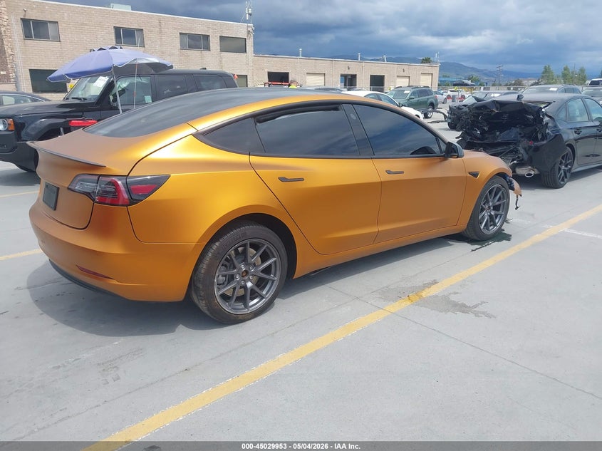 Vin: 5yj3e1eb4mf003599, lot: 45527467, tesla model 3 long range 20214