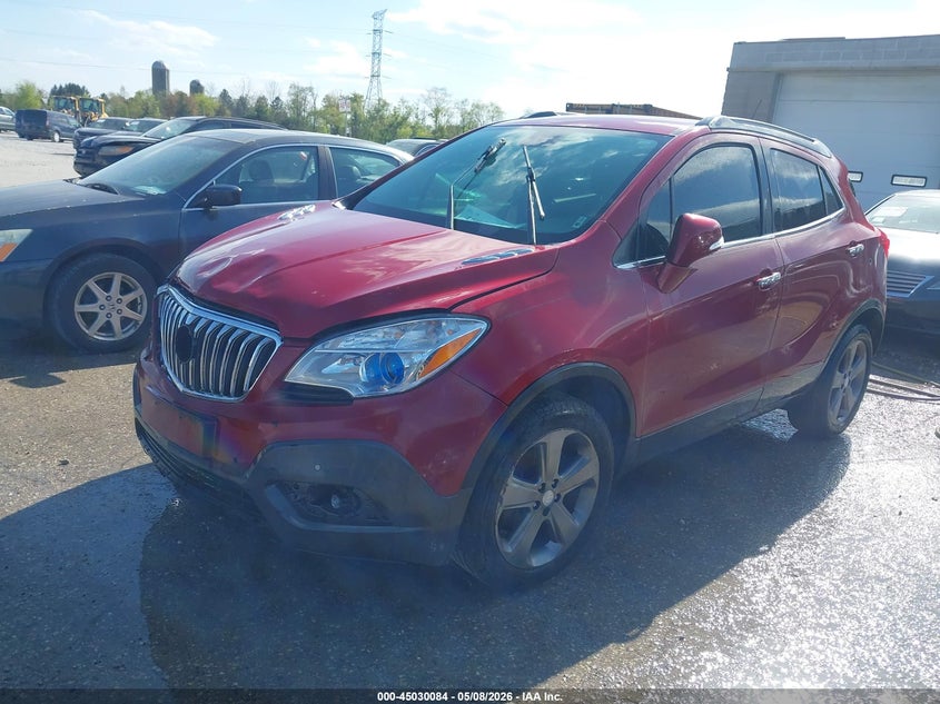 Vin: kl4cjbsb0eb589142, lot: 45527598, buick encore convenience 20142