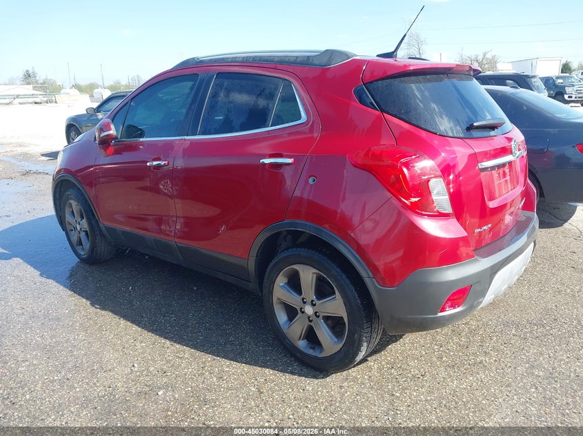 Vin: kl4cjbsb0eb589142, lot: 45527598, buick encore convenience 20143