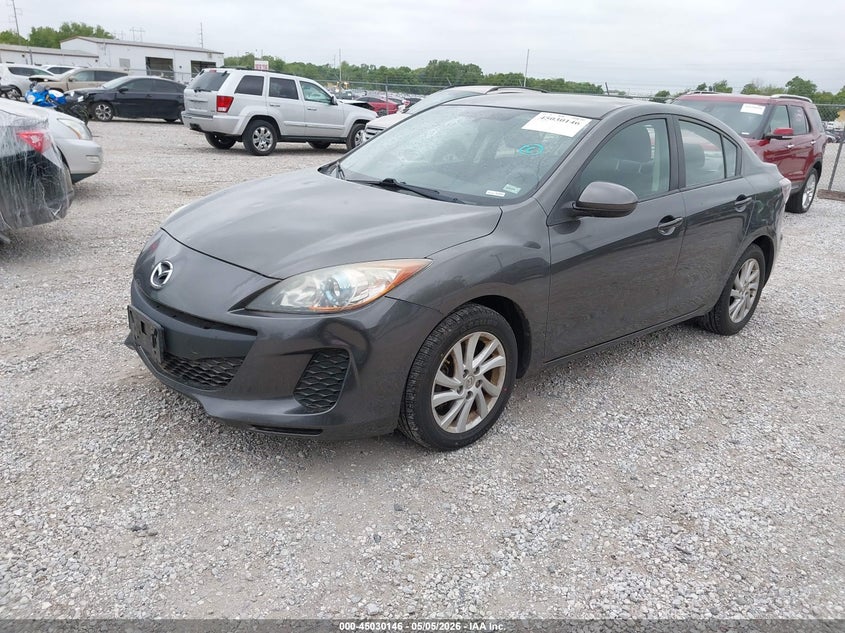 Vin: jm1bl1v87c1678831, lot: 45527660, mazda mazda3 i touring 20122