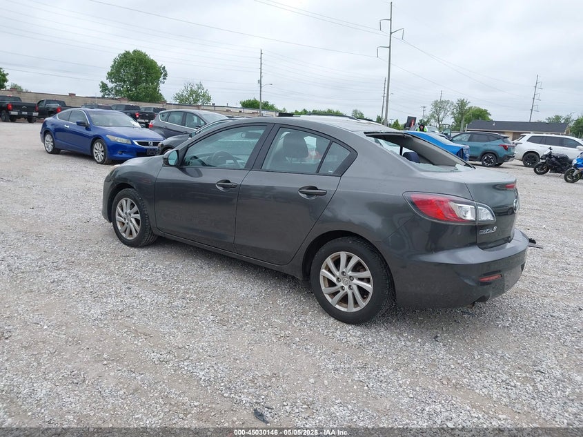 Vin: jm1bl1v87c1678831, lot: 45527660, mazda mazda3 i touring 20123