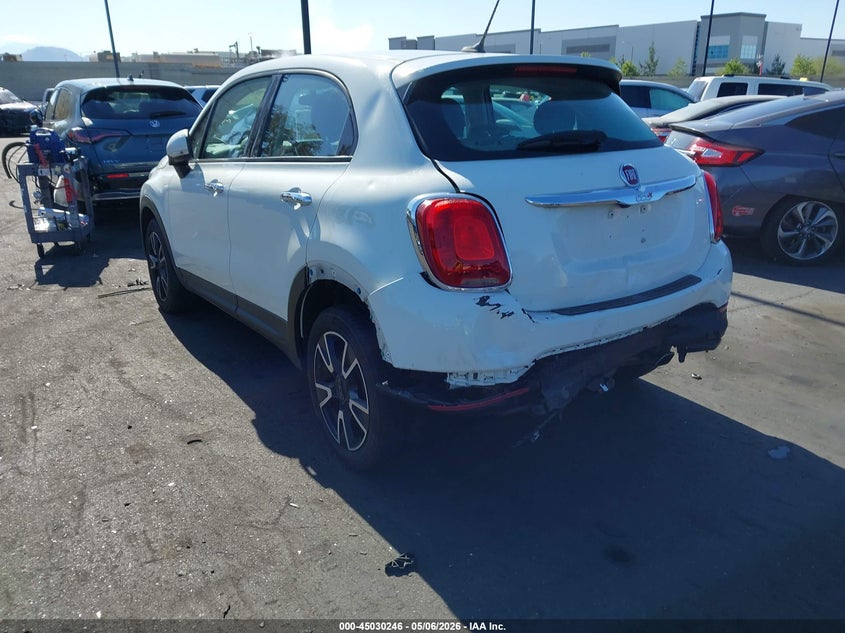 Vin: zfbcfxab9hp597904, lot: 45527760, fiat 500x pop fwd 20173