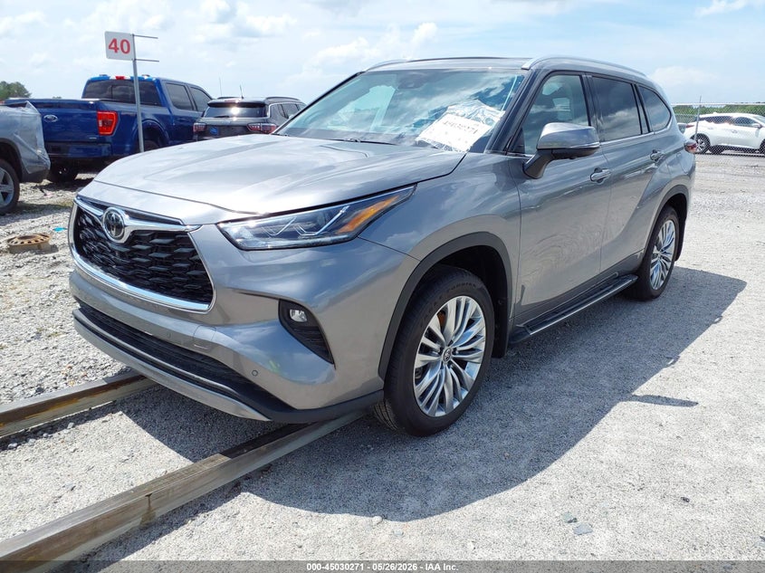 Vin: 5tdkdrbh1ss590021, lot: 45527785, toyota highlander platinum 20252